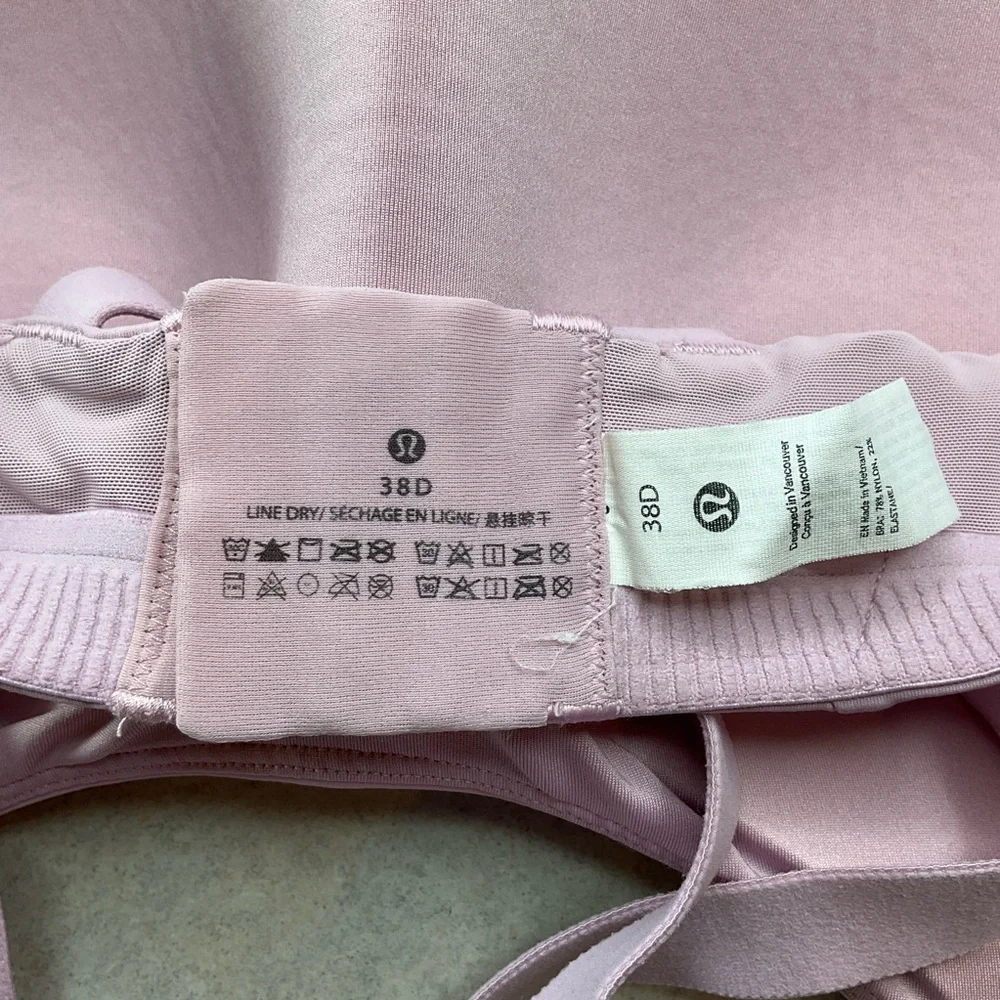 Lululemon Energy Bra High Support 38D Pink Peony‎